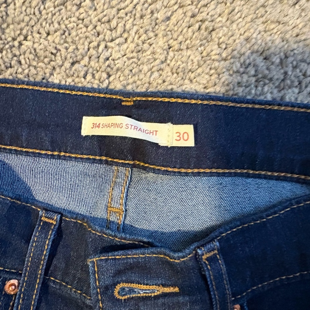 Dark Blue Denim Jeans - Picture 4 of 4